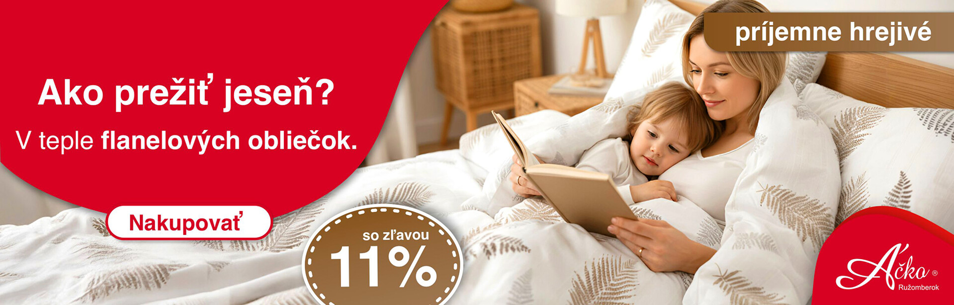 Flanelové obliečky so zľavou 11%. Zahrejte sa počas chladných nocí pod hebučkým bavlnený flanelom. | acko.sk