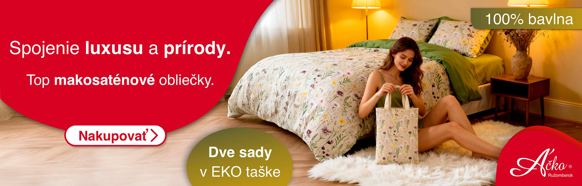 Zbohom krabiciam a plastom - sú tu nové makosaténové obliečky priamo v rovnakej taštičke. Darček čo poteší a očarí na prvý dotyk | acko.sk