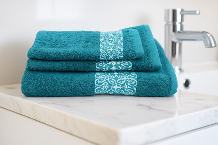 3 Sada uterákov a osušky VICTORIA Blue coral 3 Sada uterákov a osušky VICTORIA Blue coral