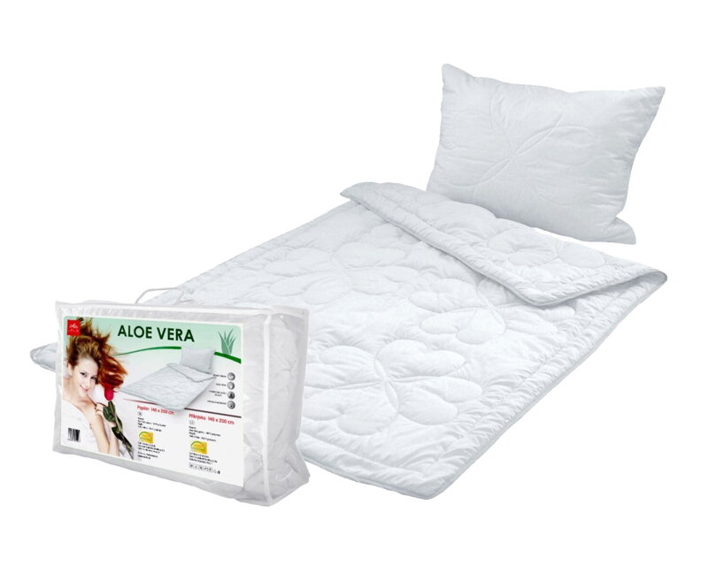 Set paplóna a vankúša ALOE VERA White